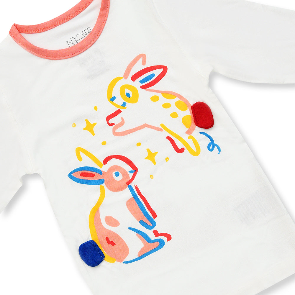 Not Too Big Bunny Bamboo Pyjamas-2 Pack
