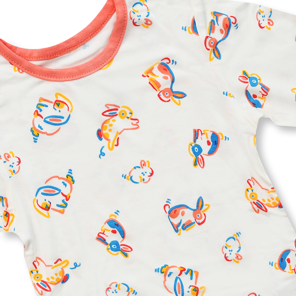 Not Too Big Bunny Bamboo Pyjamas-2 Pack