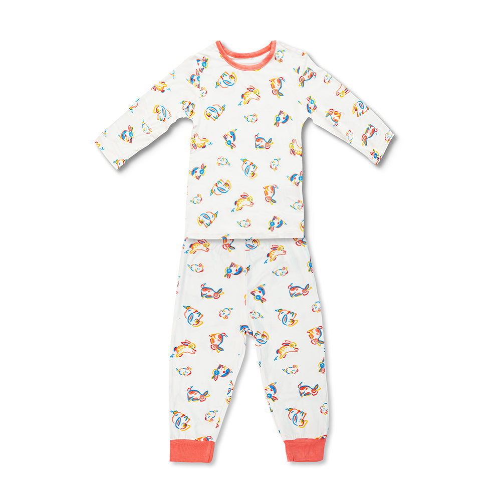 Not Too Big Bunny Bamboo Pyjamas-2 Pack