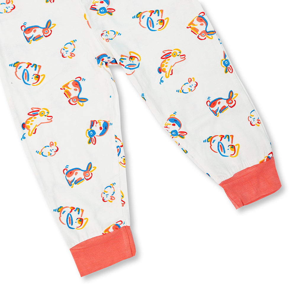 Not Too Big Bunny Bamboo Pyjamas-2 Pack