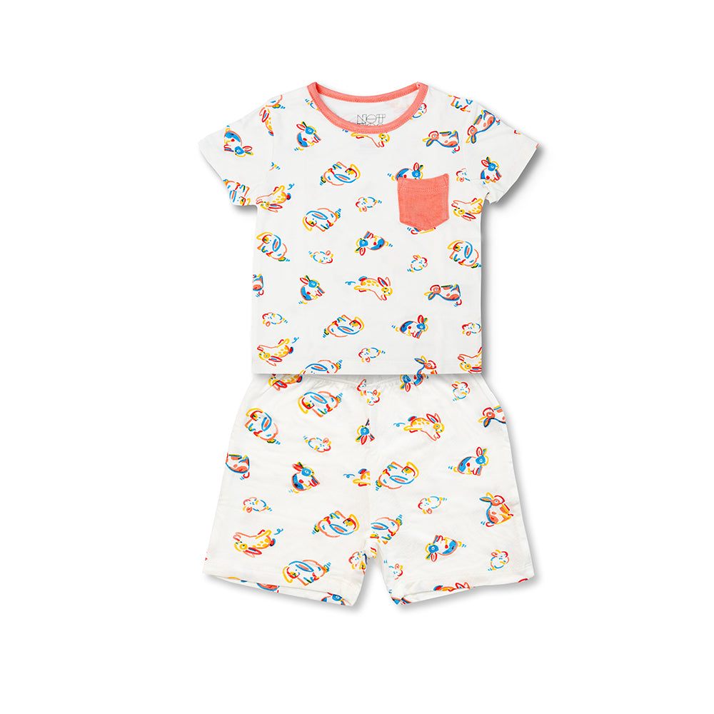 Not Too Big Bunny Bamboo Shorties-2 Pack