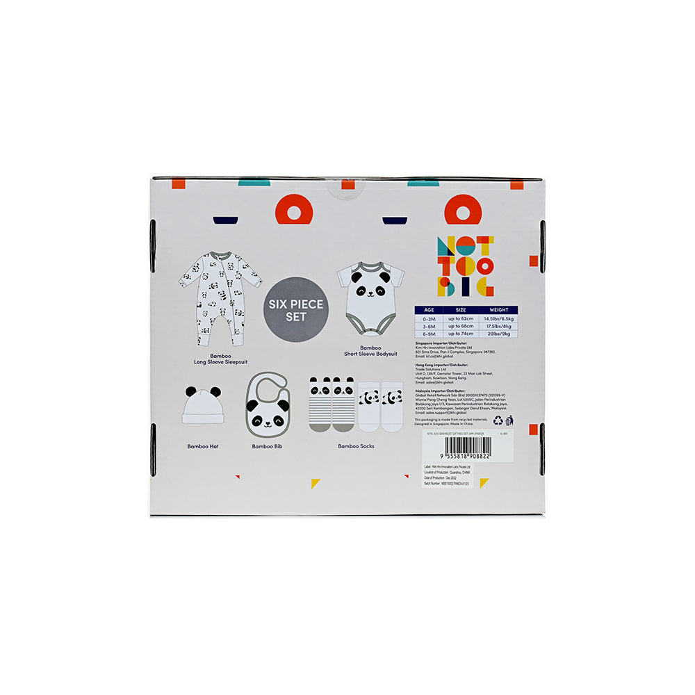 Not Too Big Panda Gifting Set-6 pc
