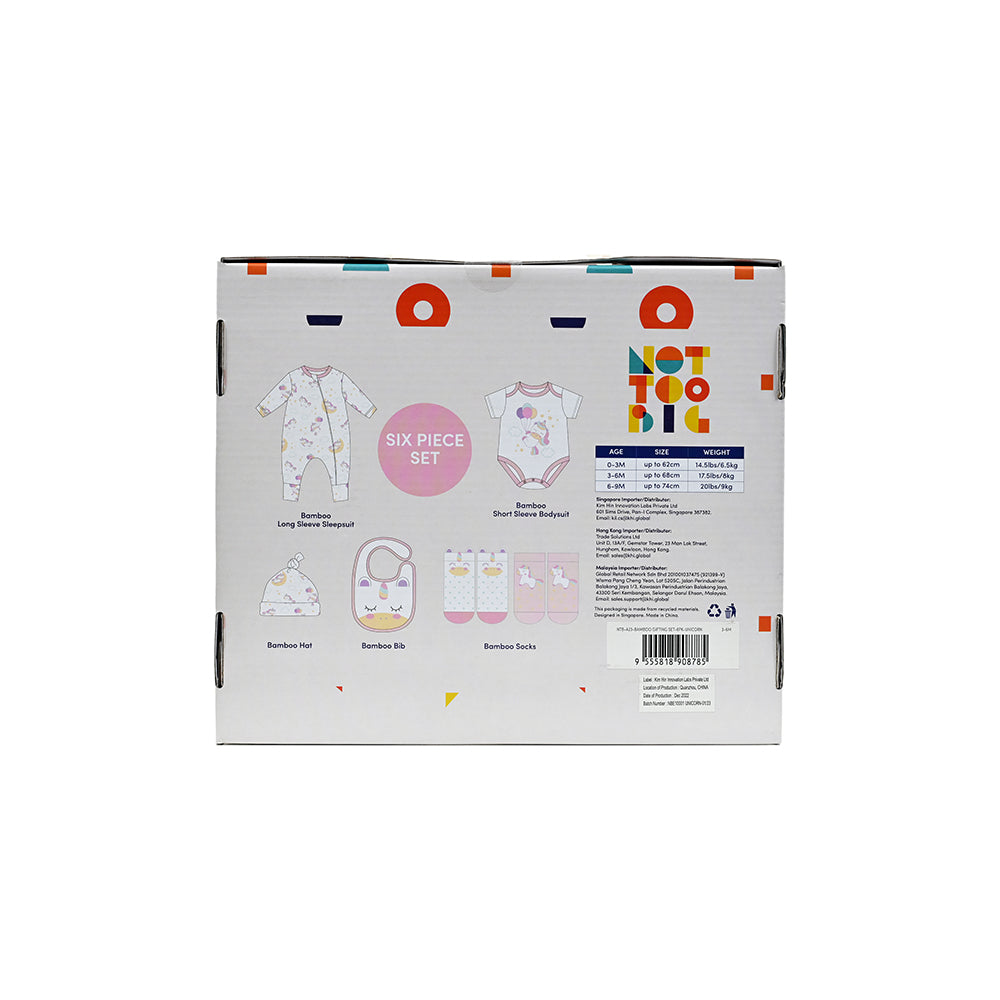 Not Too Big Unicorn Gifting Set-6 pc