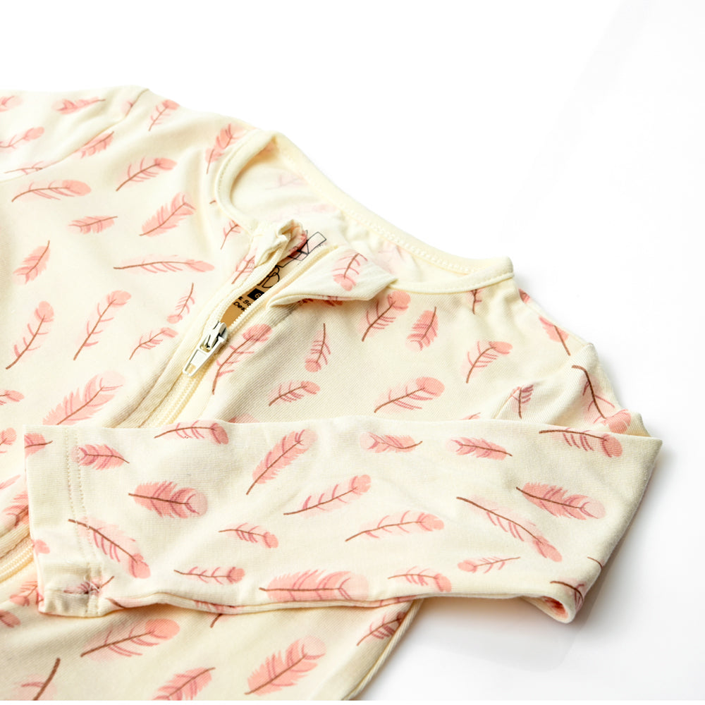 Not Too Big Swan Bamboo Sleepsuit - 2 Pack