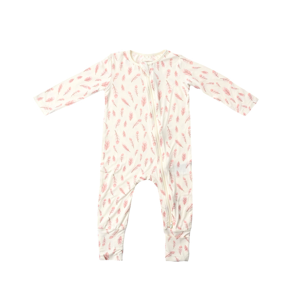 Not Too Big Swan Bamboo Sleepsuit - 2 Pack