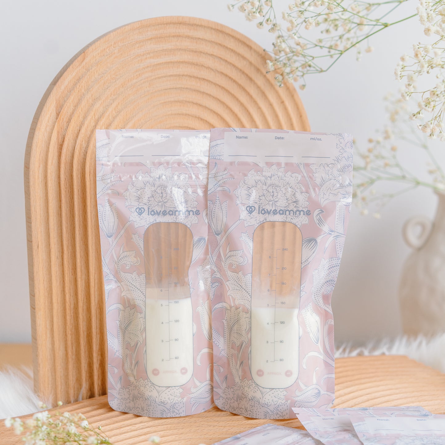 LoveAmme Breast Milk Storage Bags 240ml 30pcs