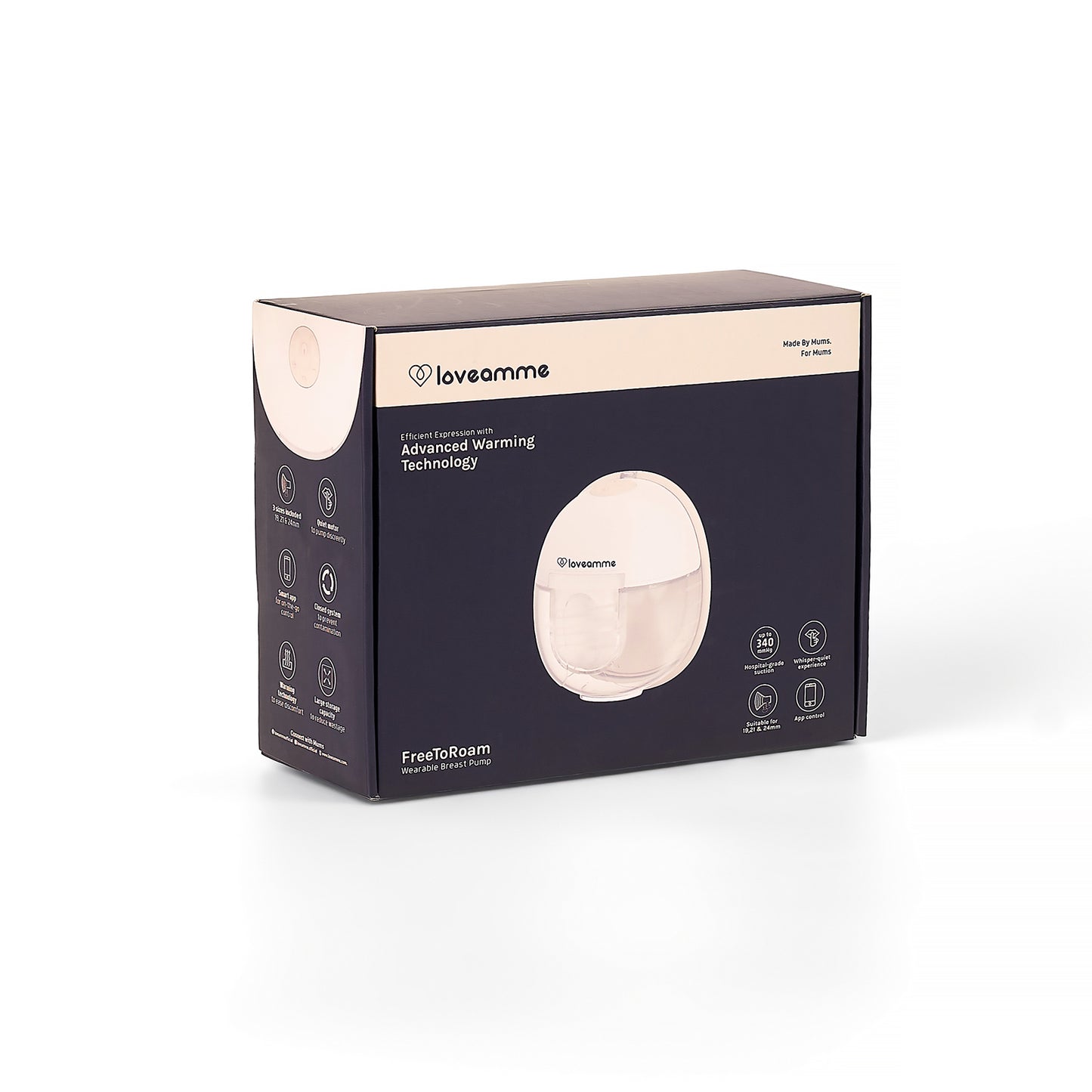 LoveAmme FreeToRoam Wearable Single Breast Pump - LoveAmme