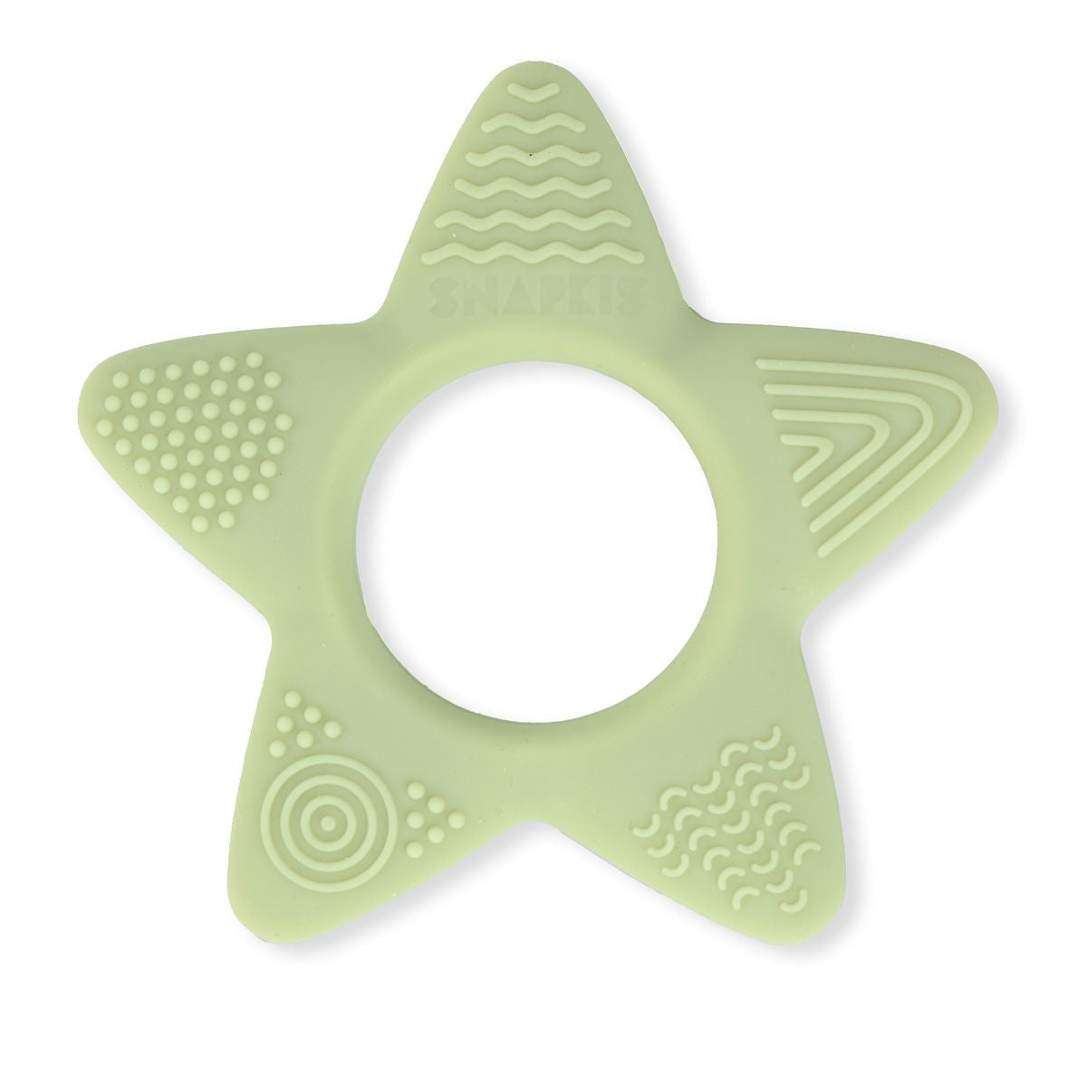Snapkis Star Silicone Teether - Assorted Colours