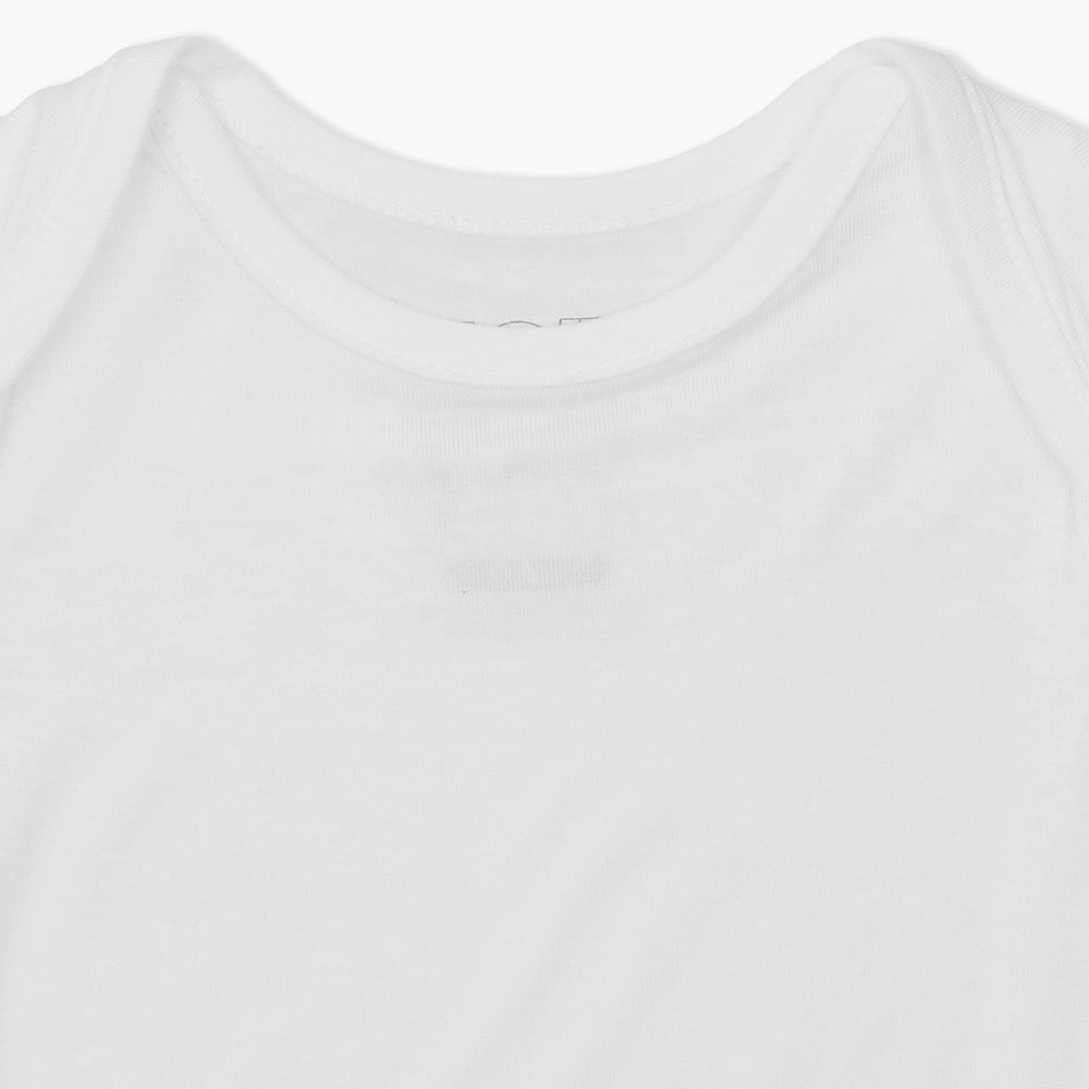 Not Too Big White Bamboo Short Sleeve Bodysuits - 3 Pack