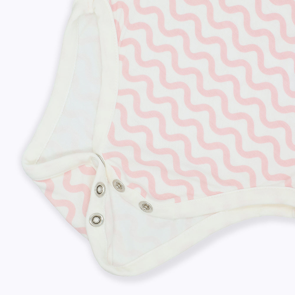 Not Too Big Pink Bamboo Short Sleeve Bodysuits - 3 Pack