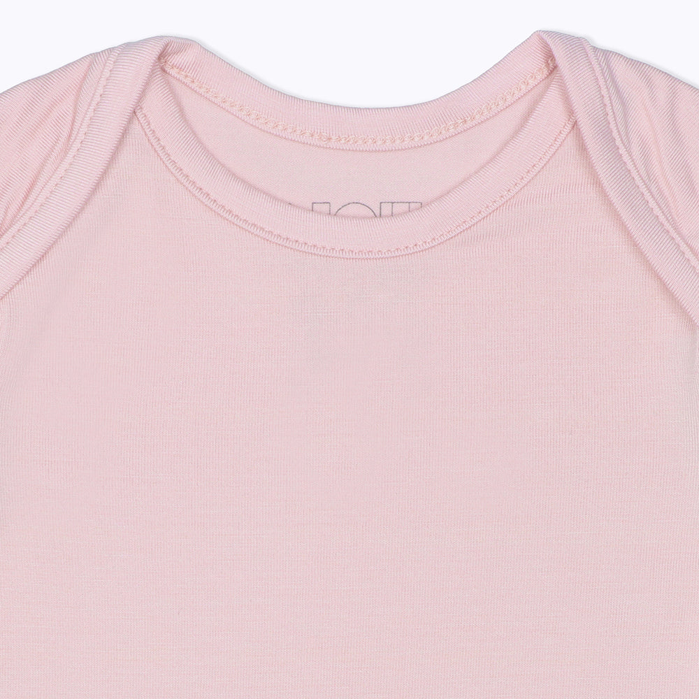 Not Too Big Pink Bamboo Short Sleeve Bodysuits - 3 Pack