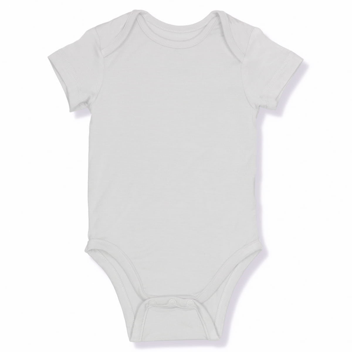 Not Too Big Grey Bamboo Short Sleeve Bodysuits - 3 Pack