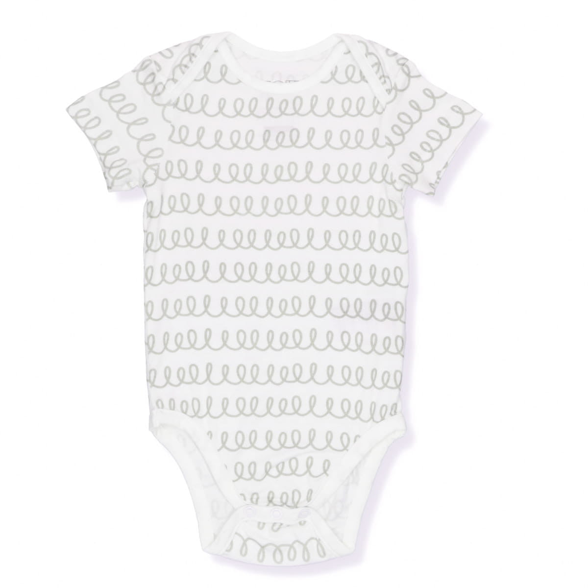 Not Too Big Grey Bamboo Short Sleeve Bodysuits - 3 Pack