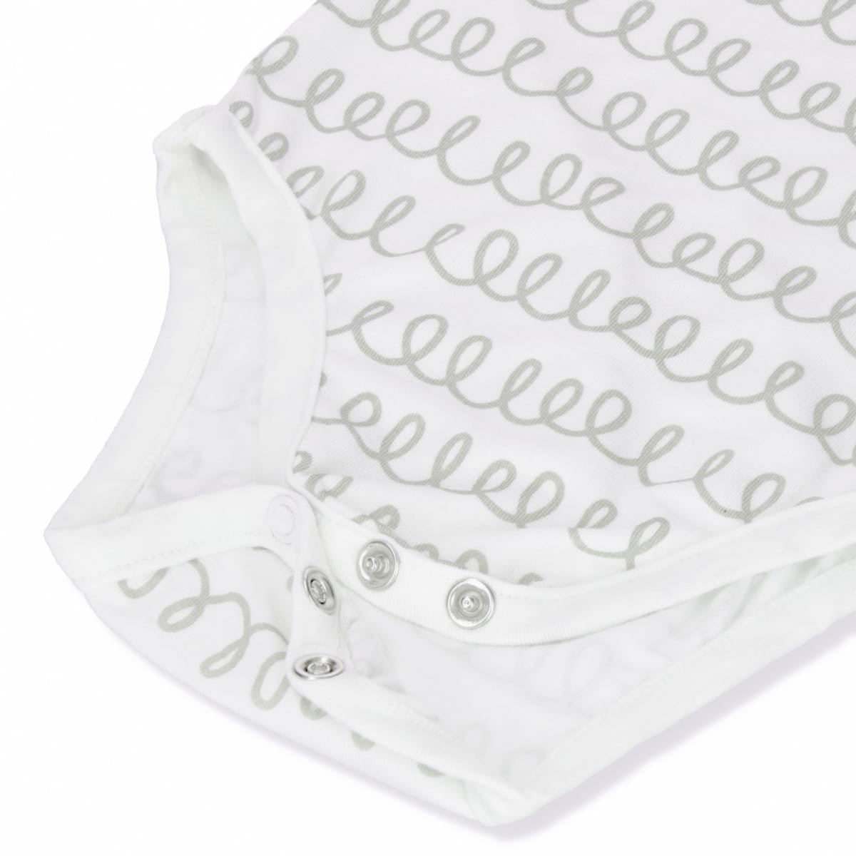 Not Too Big Grey Bamboo Short Sleeve Bodysuits - 3 Pack