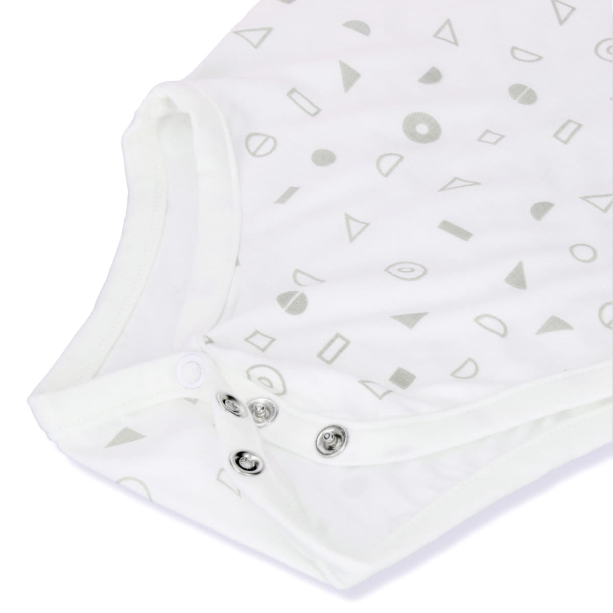 Not Too Big Grey Bamboo Short Sleeve Bodysuits - 3 Pack