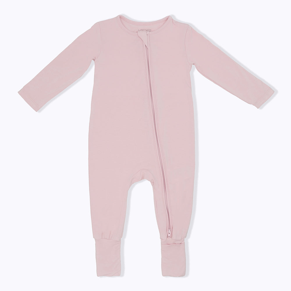 Not Too Big Pink Bamboo Sleepsuits - 2 Pack