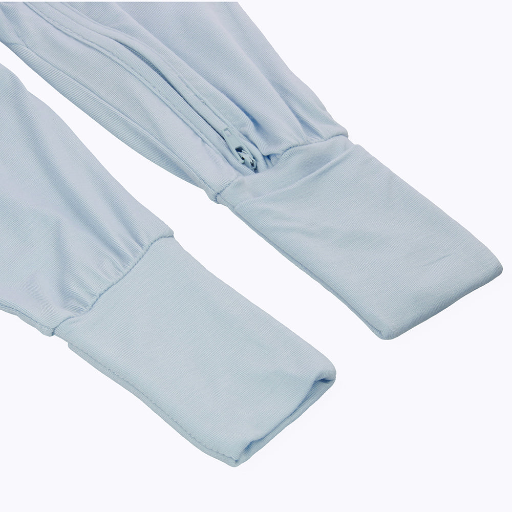 Not Too Big Blue Bamboo Sleepsuits - 2 Pack