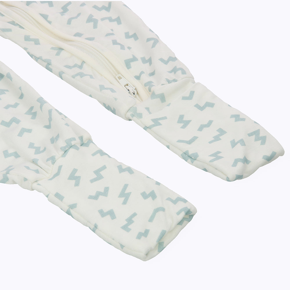 Not Too Big Blue Bamboo Sleepsuits - 2 Pack