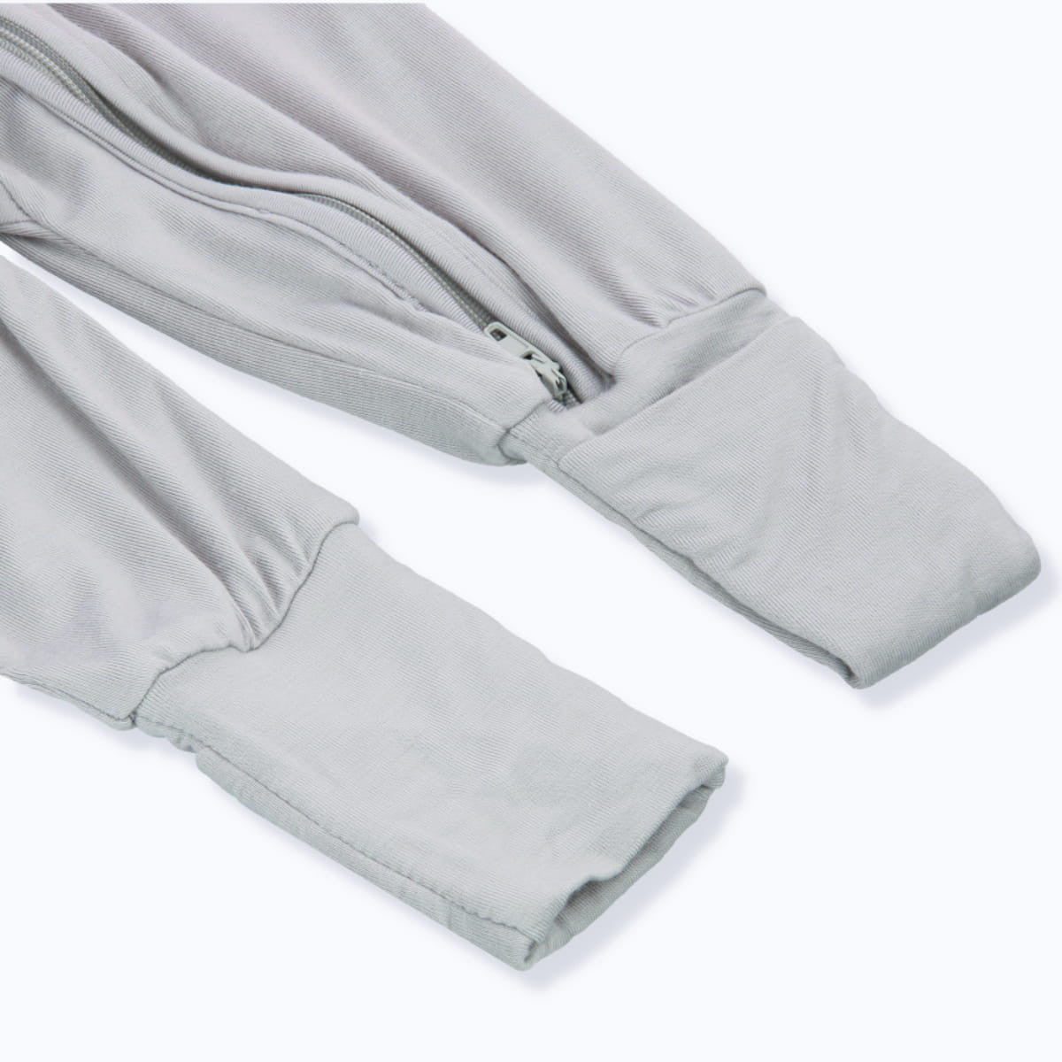 Not Too Big Grey Bamboo Sleepsuits - 2 Pack