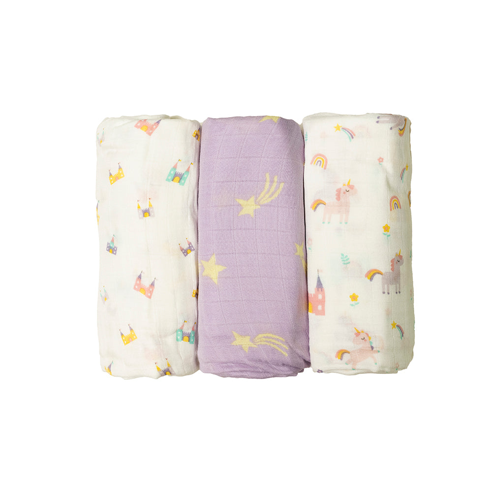 Not Too Big Bamboo Swaddles 3pk - Assorted Designs