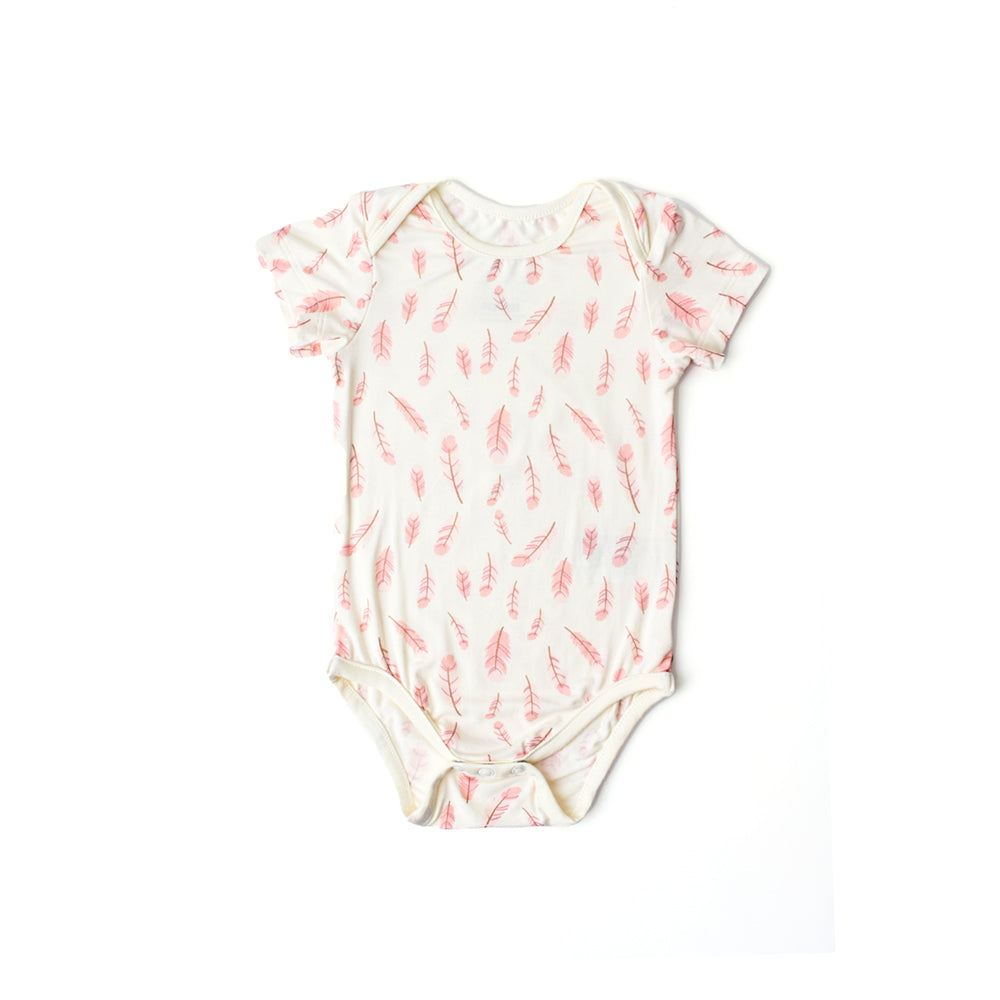 Not Too Big Swan Bamboo Shortsleeve Bodysuit - 3 Pack