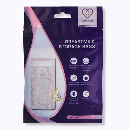 LoveAmme Breast Milk Storage Bags 240ml - 5pcs