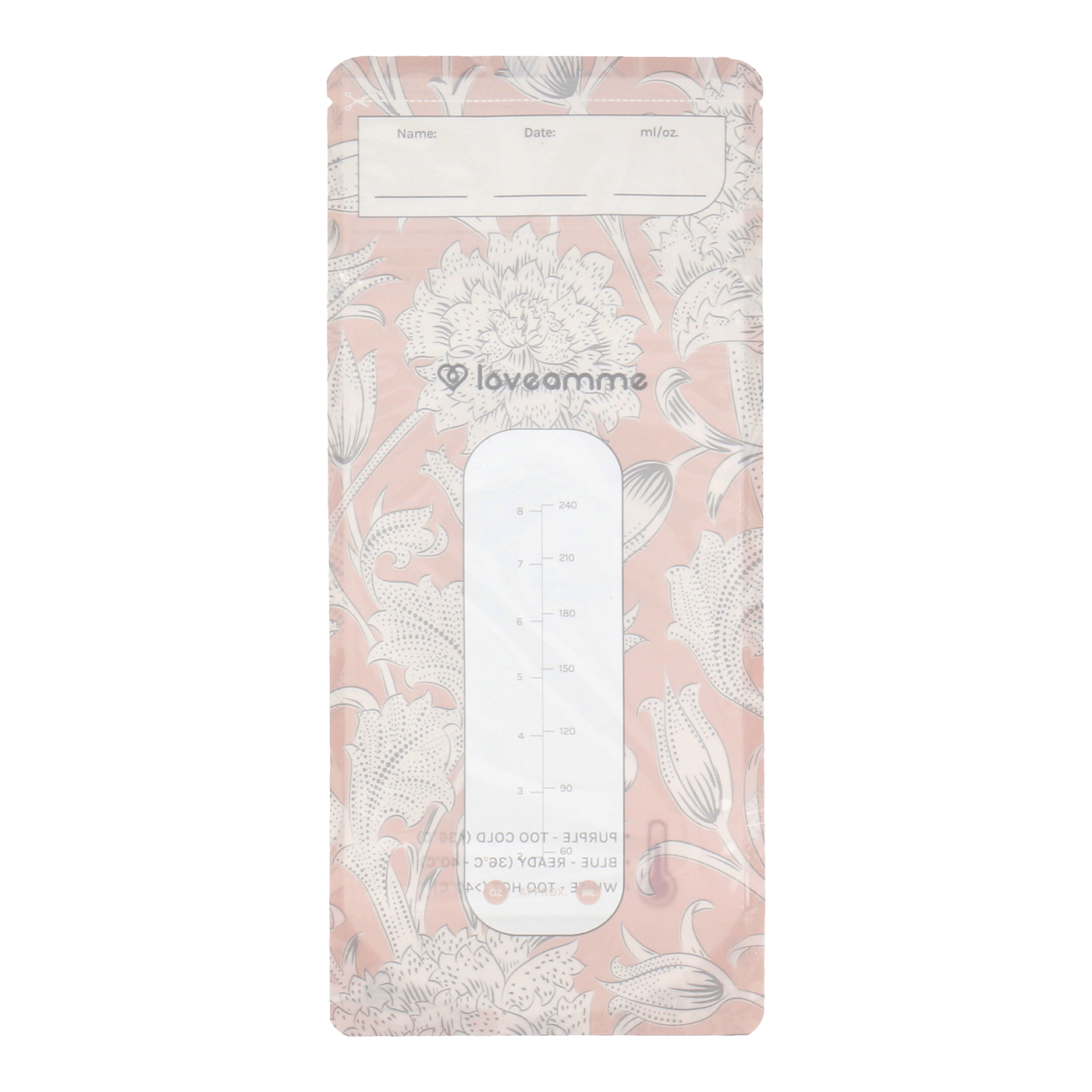 LoveAmme Breastmilk Storage Bags With Thermal Sensor 30S - LoveAmme