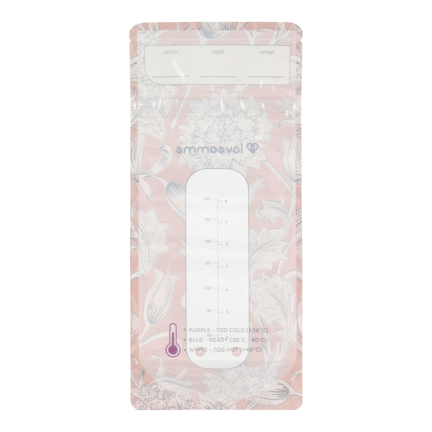 LoveAmme Breastmilk Storage Bags With Thermal Sensor 30S - LoveAmme