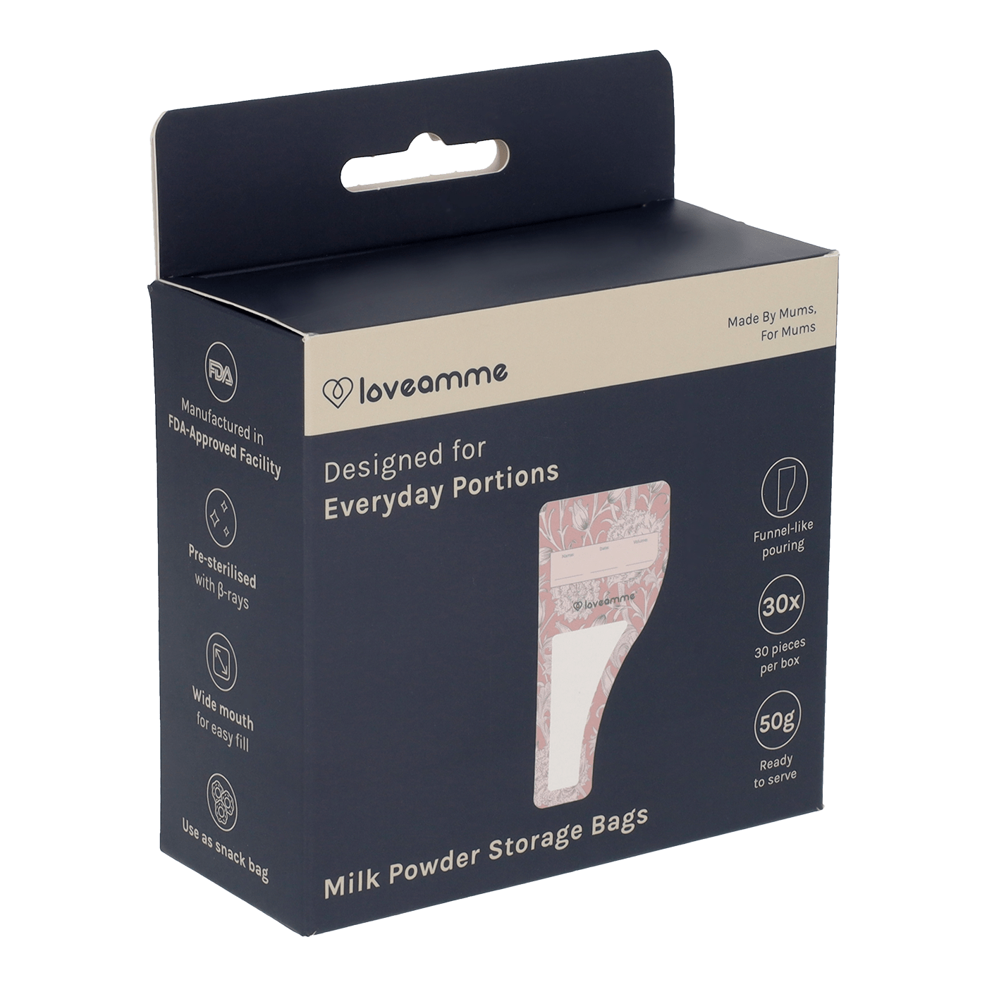 LoveAmme Milk Powder Storage Bags 30S - LoveAmme