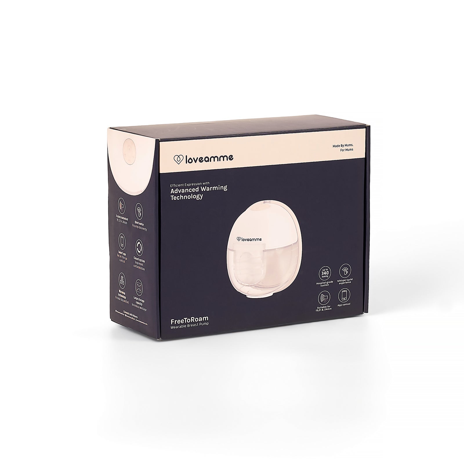 LoveAmme FreeToRoam Wearable Single Breast Pump - LoveAmme