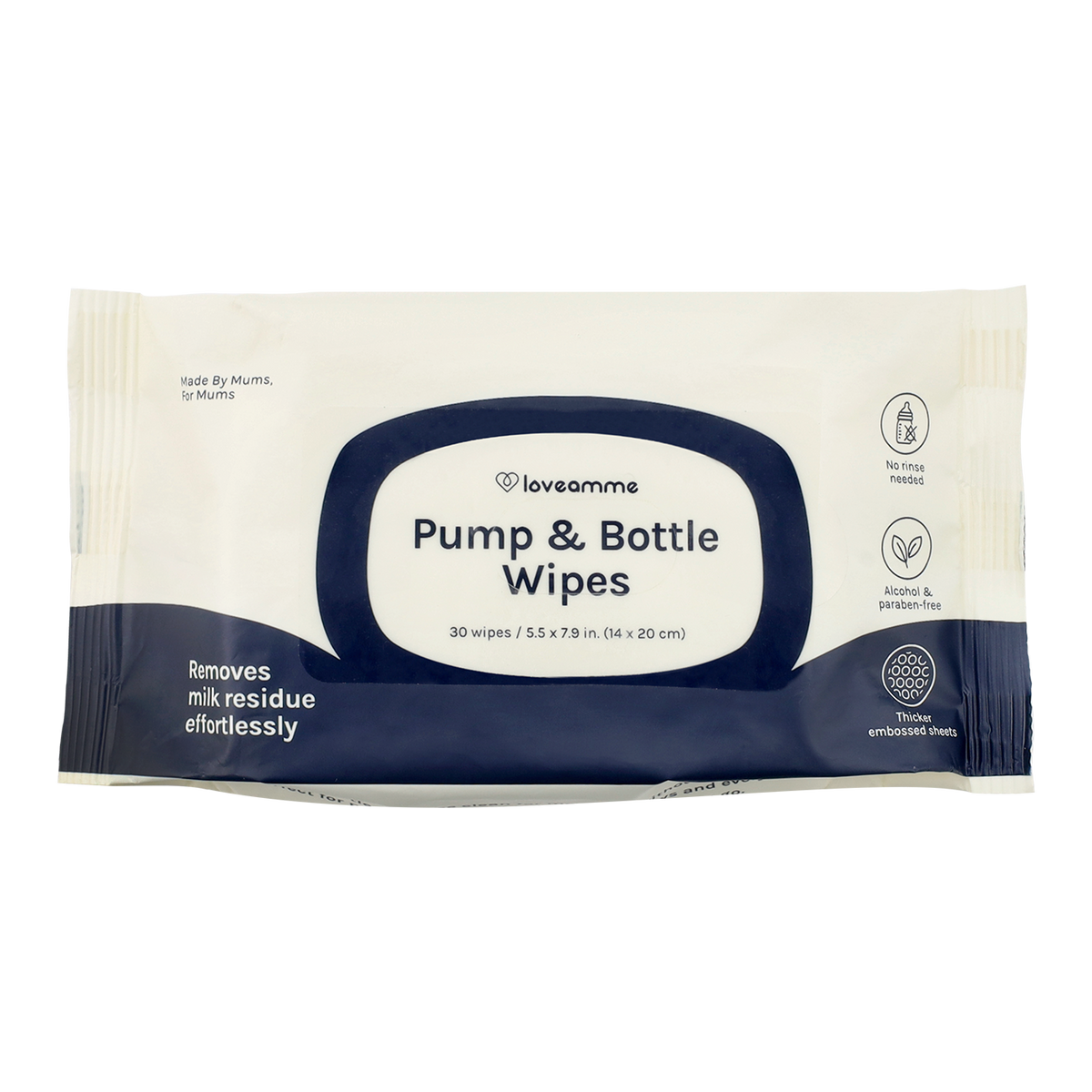 LoveAmme Pump & Bottle Wipes 30pc