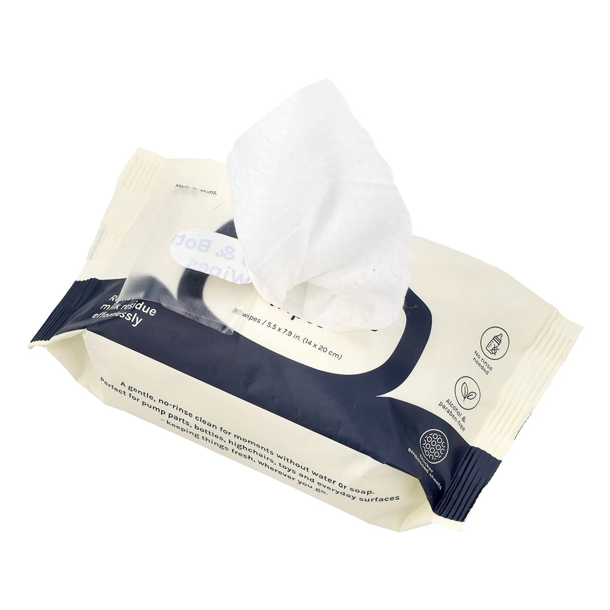 LoveAmme Pump & Bottle Wipes 30pc