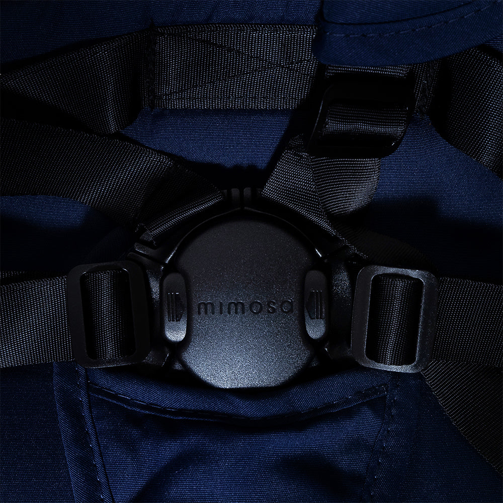 Mimosa Cabin City+ Backpack Stroller - Jet Set Black (Magnetic Buckle)