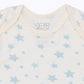 Not Too Big Blue Bamboo Short Sleeve Bodysuits - 3 Pack