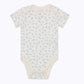 Not Too Big Blue Bamboo Short Sleeve Bodysuits - 3 Pack