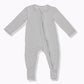 Not Too Big Grey Bamboo Sleepsuits - 2 Pack