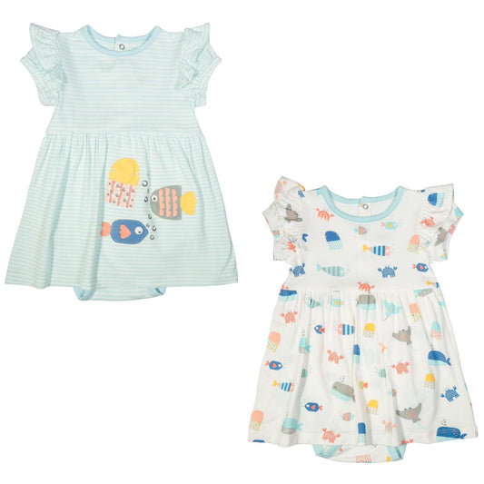 Not Too Big Sea World Dress - 2PK