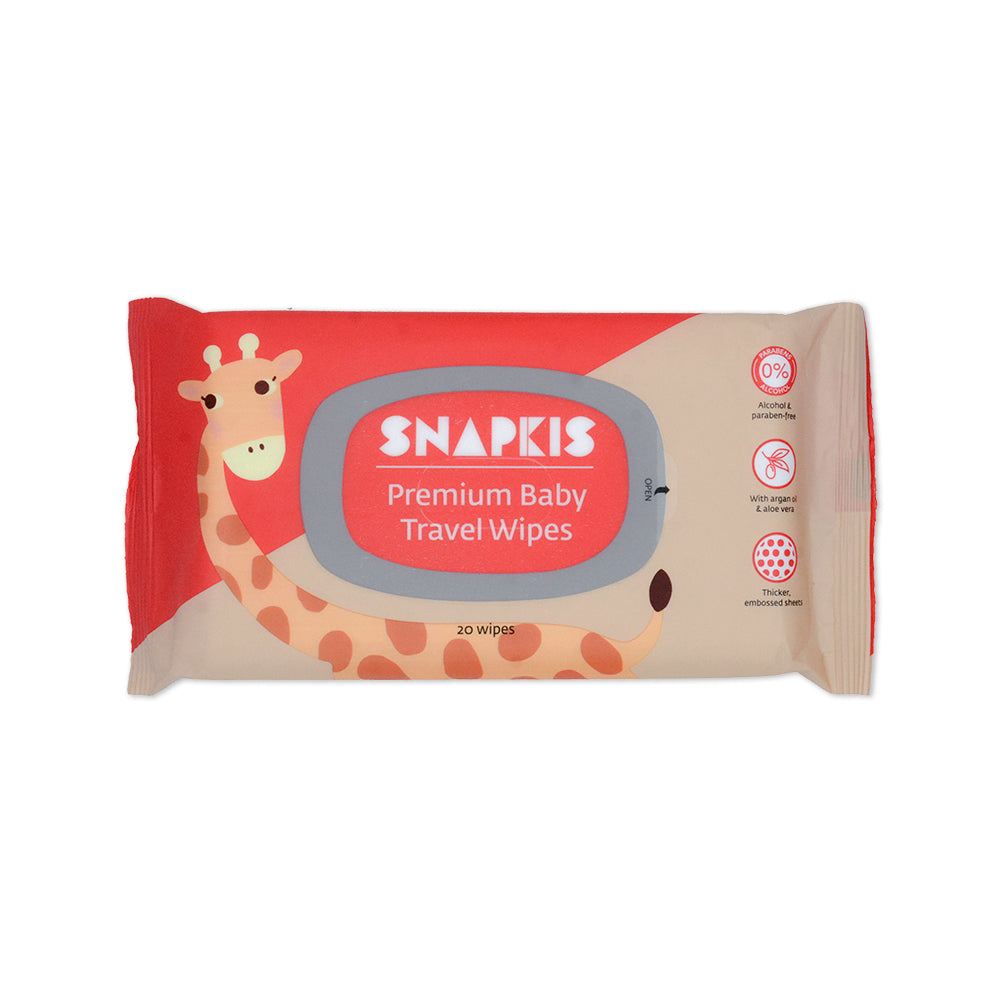Snapkis Premium Baby Travel Wipes (20s)