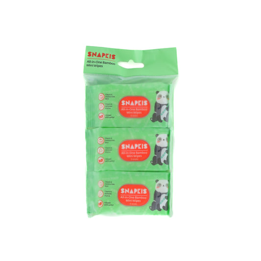 Snapkis All-in-1 Pocket Wipes - 3 packs
