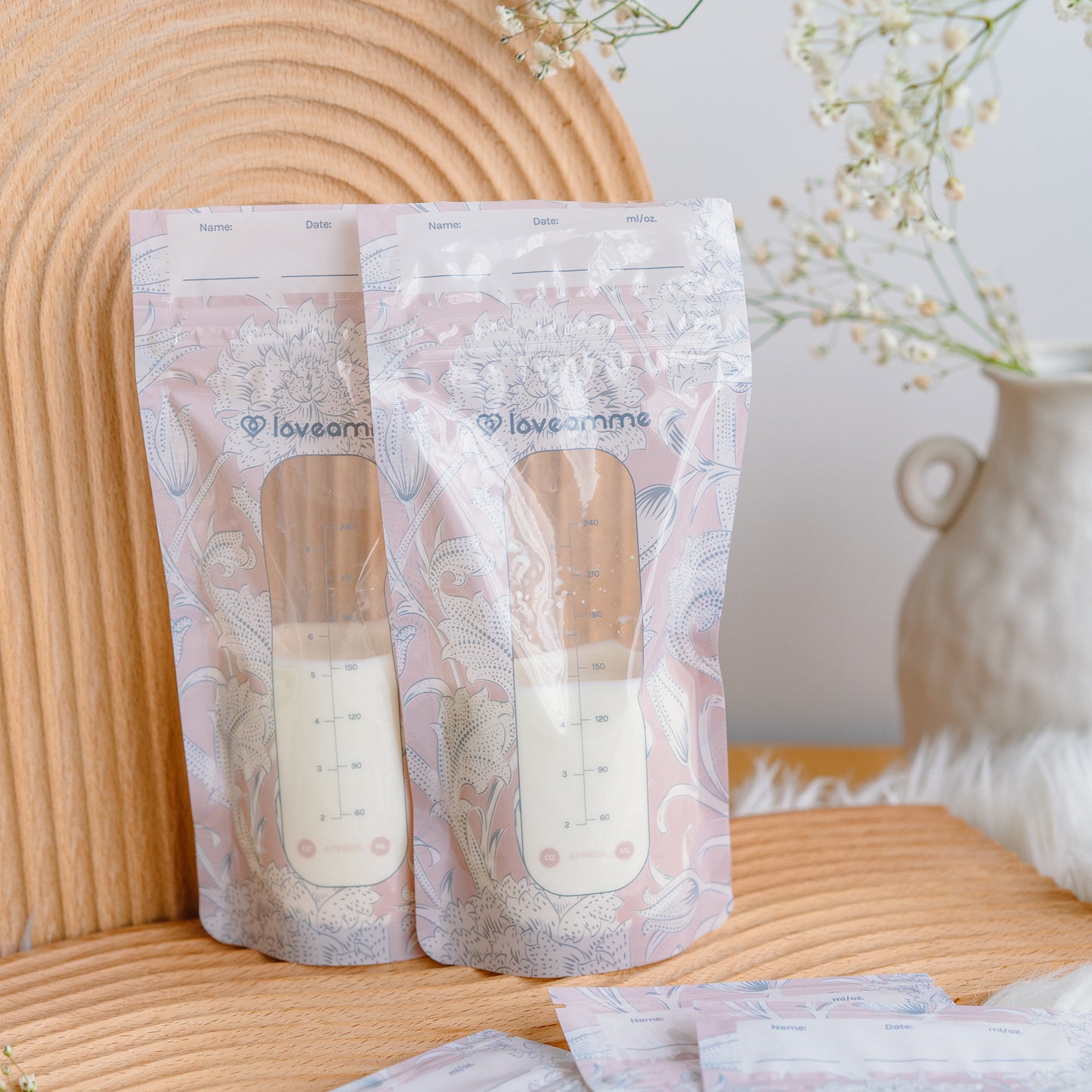 LoveAmme Breast Milk Storage Bags 240ml 30pcs