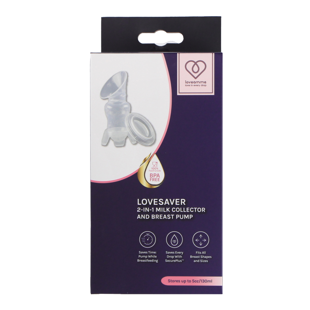LoveAmme LoveSaver 2-in-1 Milk Collector and Breast Pump