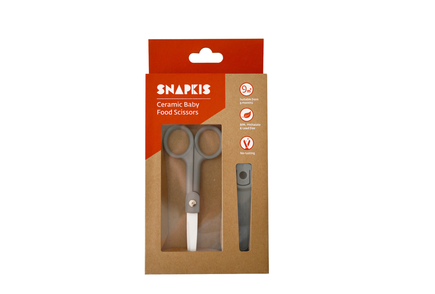 Snapkis Ceramic Baby Food Scissors