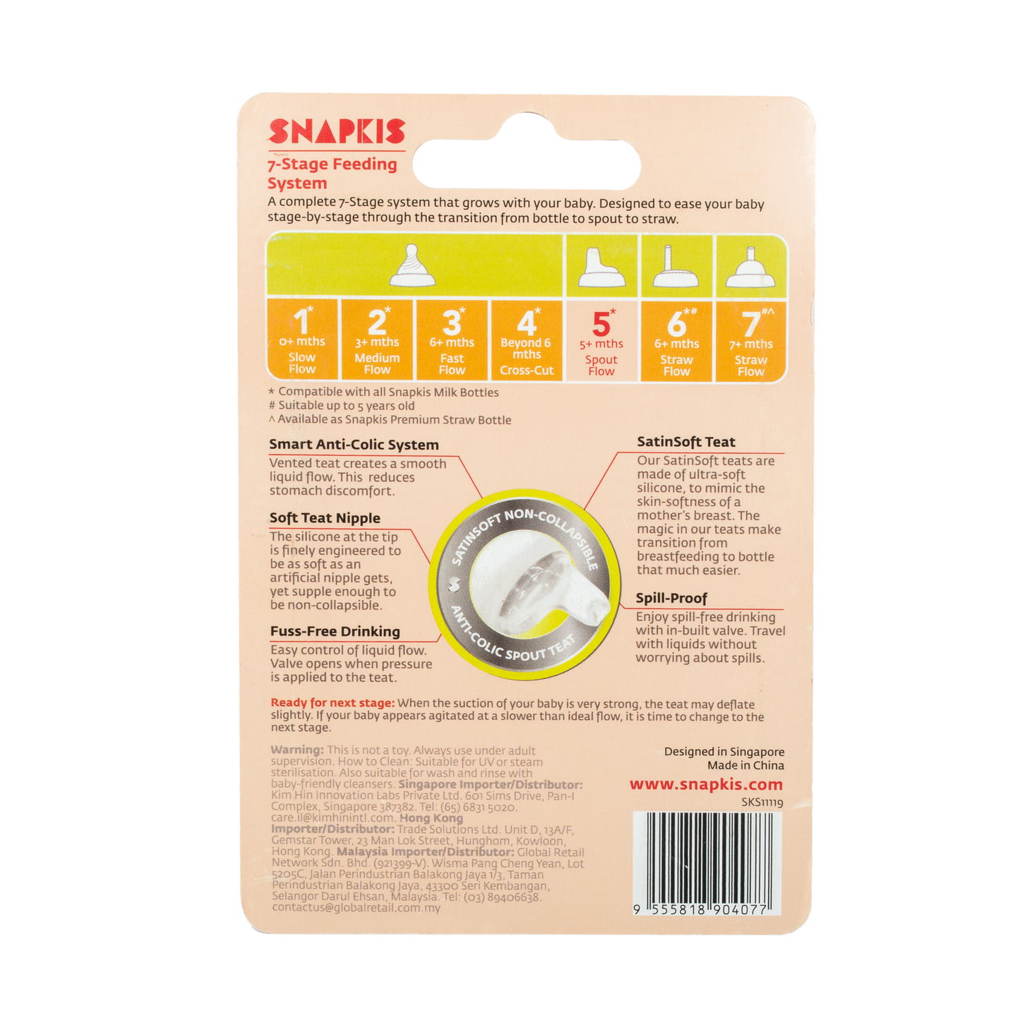 SatinSoft Spout Teat
