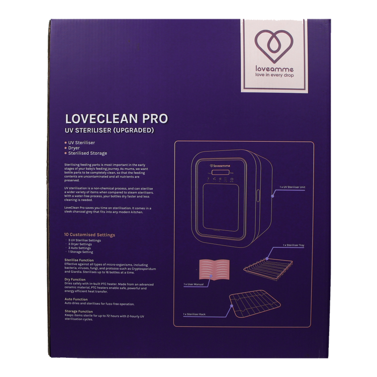 LoveAmme Love Clean Pro UV Sterilizer (Upgraded Version)