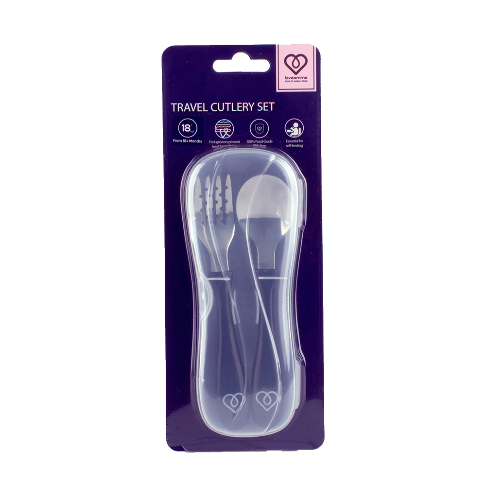 LoveAmme Travel Cutlery Set with Case