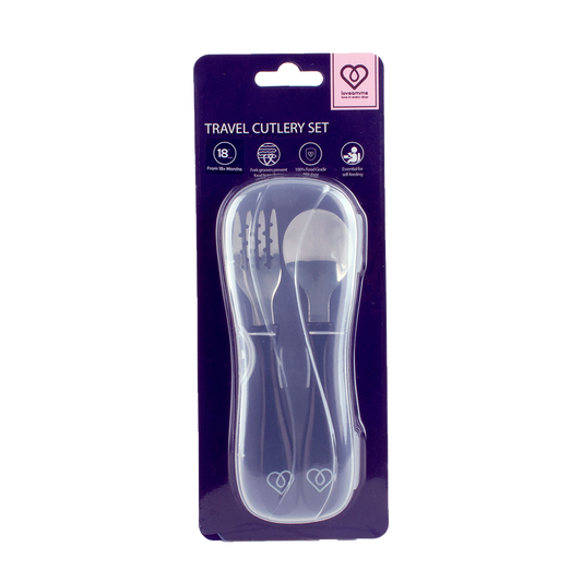 LoveAmme Travel Cutlery Set with Case