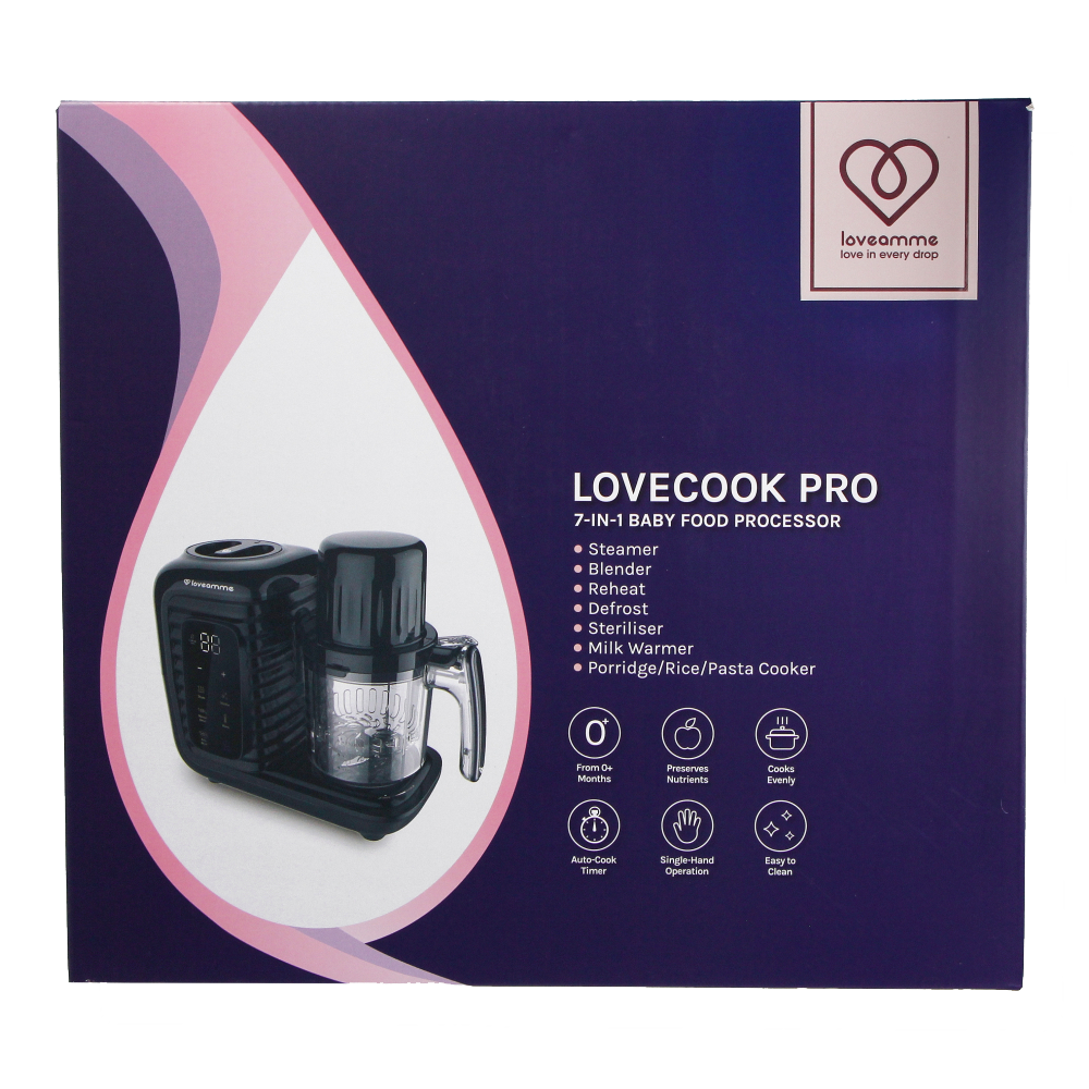 LoveAmme LoveCook Pro 8-in-1 Baby Food Processor