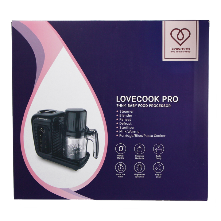 LoveAmme LoveCook Pro 8-in-1 Baby Food Processor