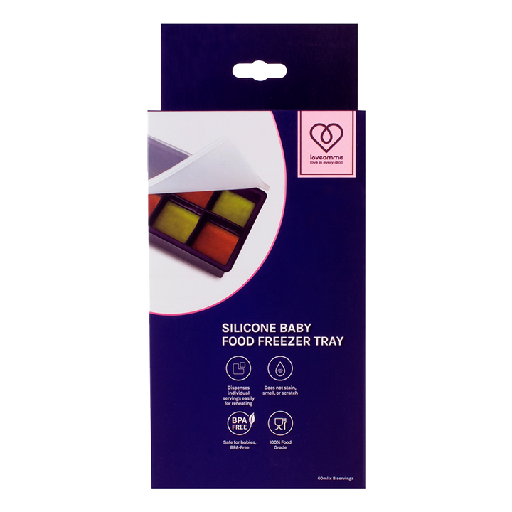 LoveAmme Silicone Freezer Tray - 8 portions